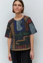 Navy Print