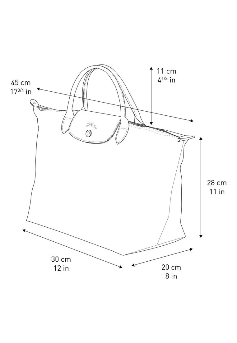 Le Pliage Neo Medium Top Handle Handbag - Cream Beige