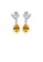 Glamorousky white Fashion and Elegant Geometric Yellow Cubic Zirconia Earrings 88A4FAC4AC8111GS_1