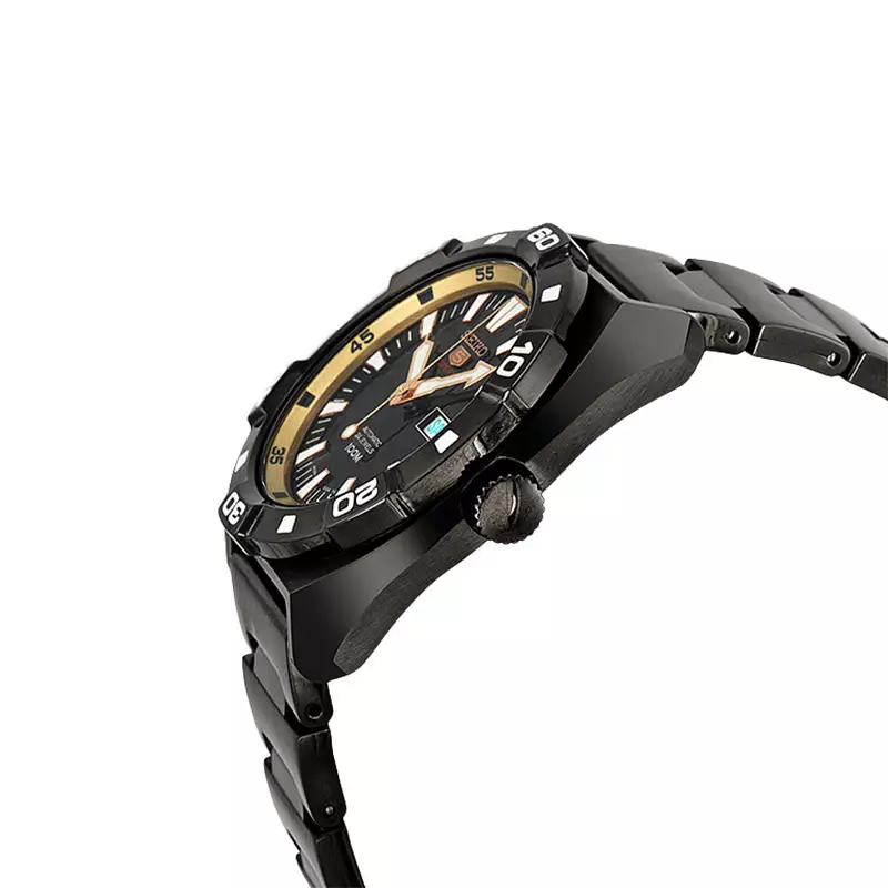 Jam Tangan Pria Seiko 5 Sports SRP287K1 Automatic Black Dial Black Stainless Steel Strap