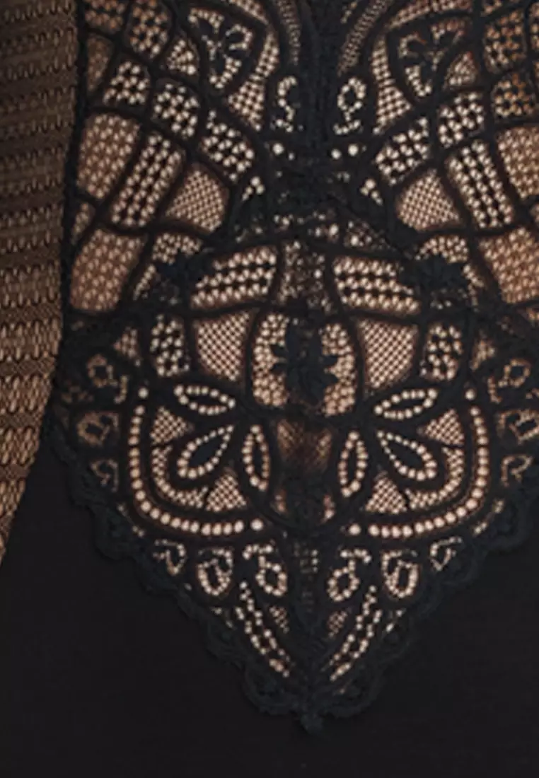 Buy Oh!Zuza Lace Bodysuit in Black 2024 Online