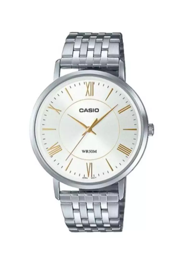 Buy Casio Watches Casio Men's Analog Watch MTP-B110D-7AV Silver
