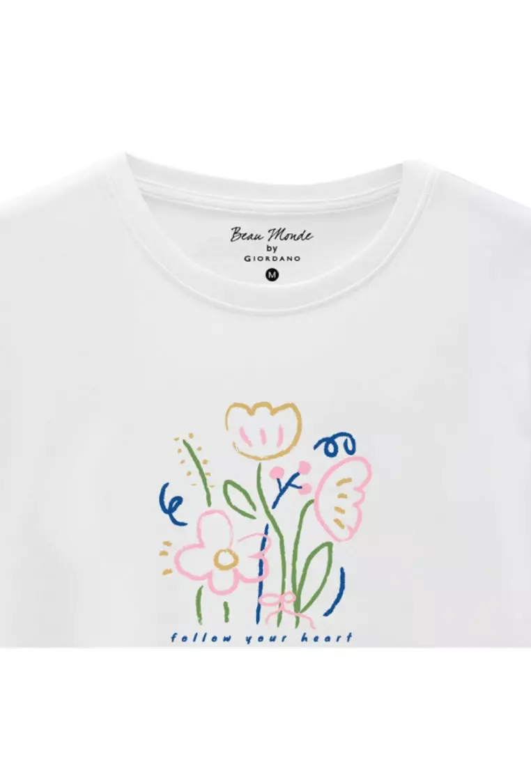 Women's Cotton Short Sleeve Print Tee 13396307