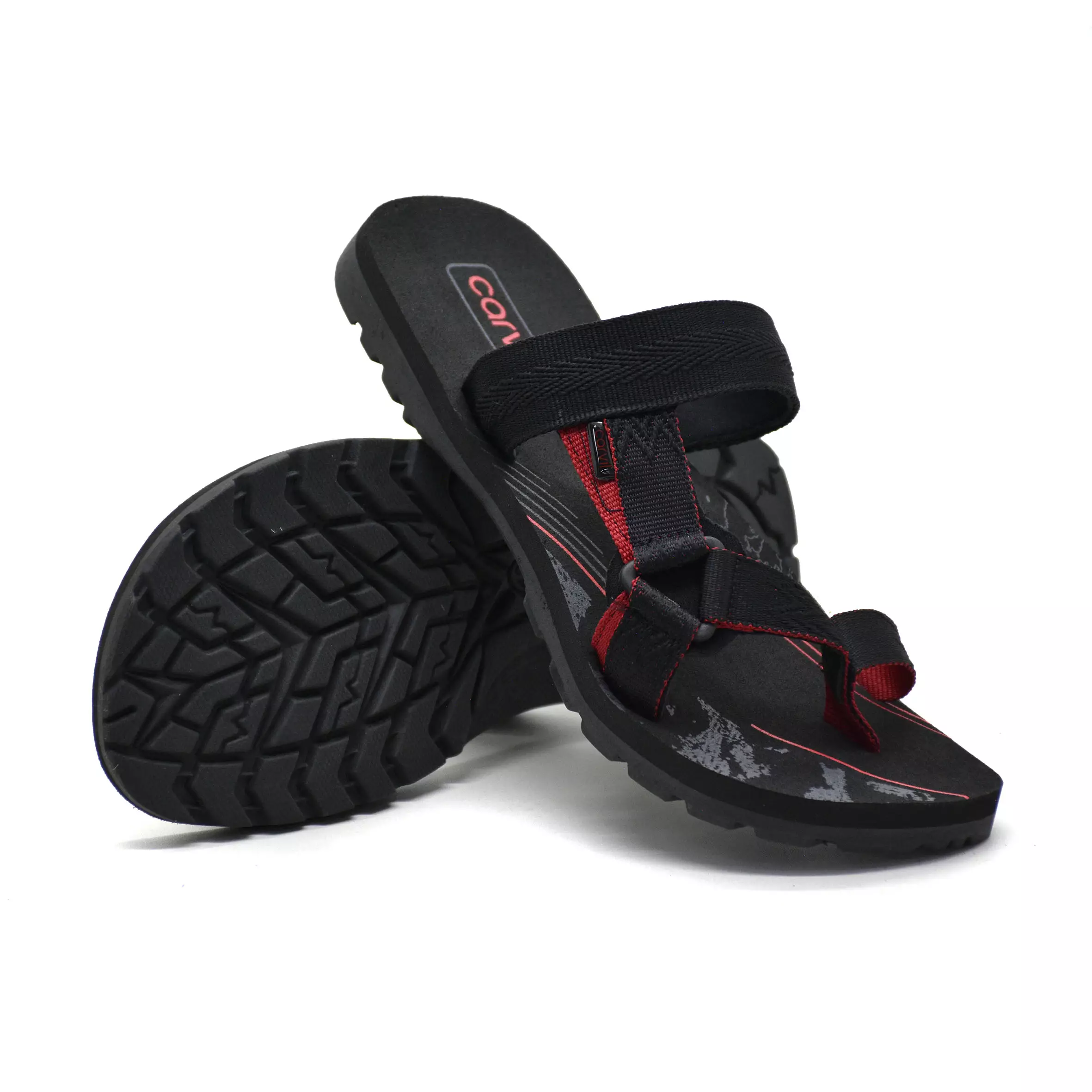 Carvil Sandal Pria Spextra-S23 M Black/Red