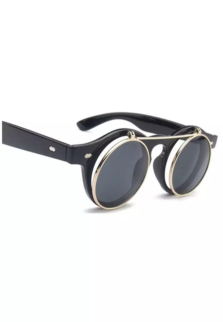 MOLNIYA Kacamata Fashion Double Frame Steampunk Material Alloy ORIGINAL