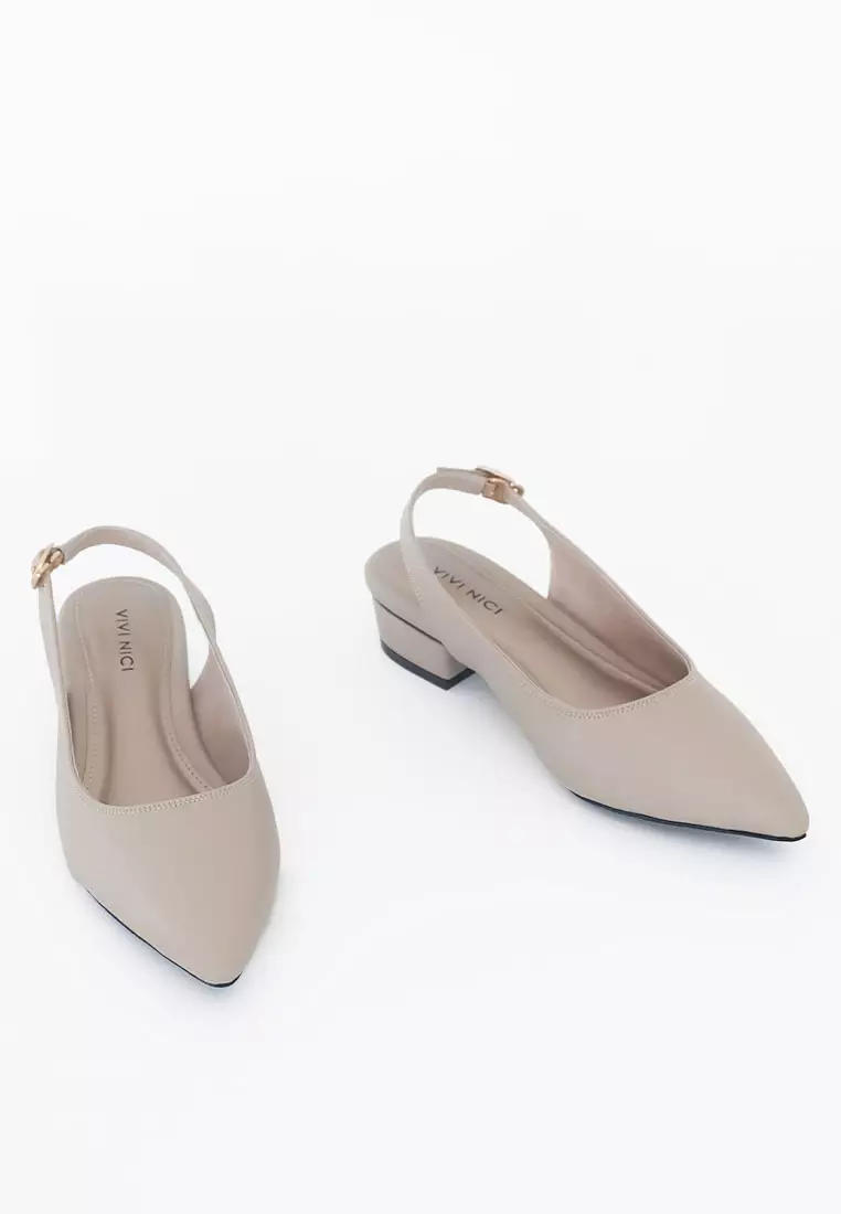 VIVI NICI - Celline Sepatu Sandal Mules 3 Cm Sweet Corn