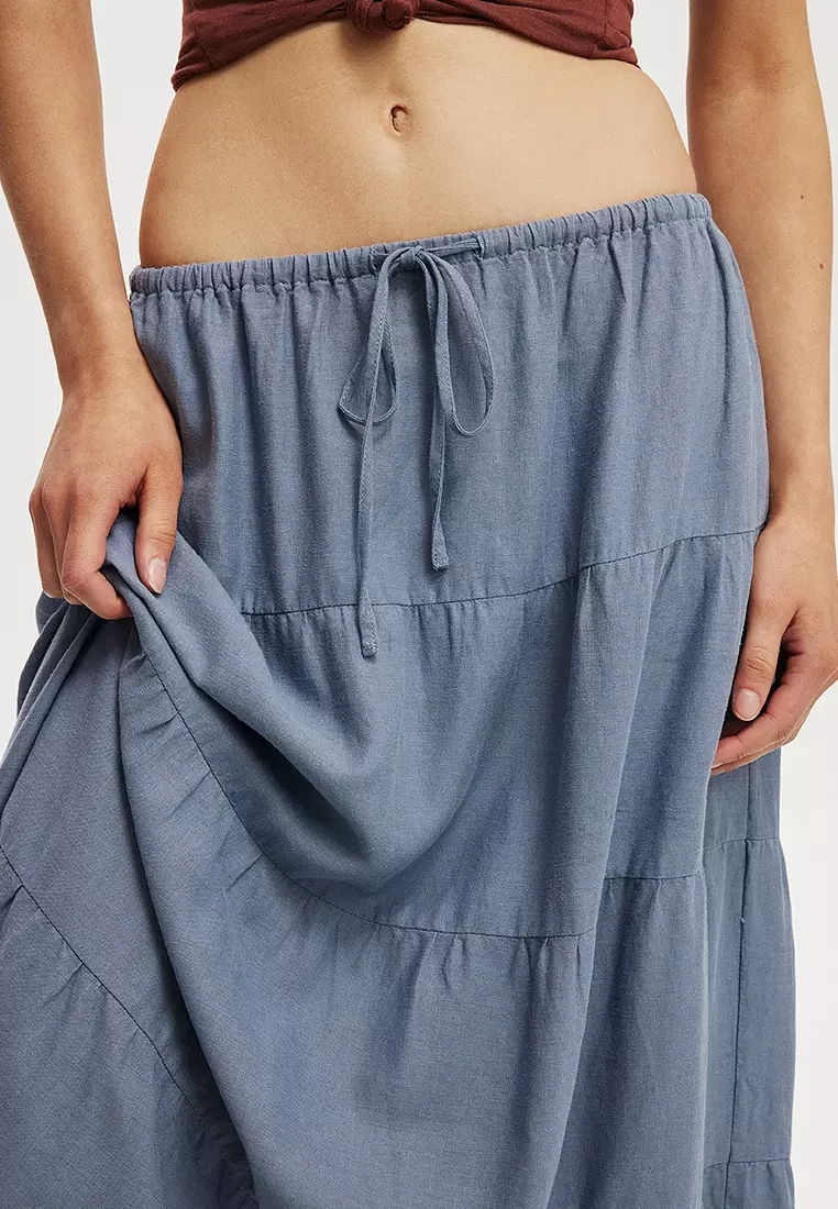 Haven Multi Tiered Maxi Skirt