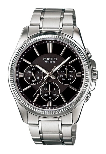 CASIO silver Casio Enticer Gent's Analog Watch (MTP-1375D-1A) DC3C2AC0F84BC8GS_1
