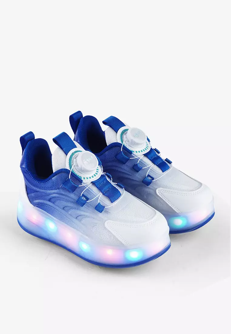 Sepatu Sneakers Roda LED Anak Perempuan Lepas Pasang T.Skate 04