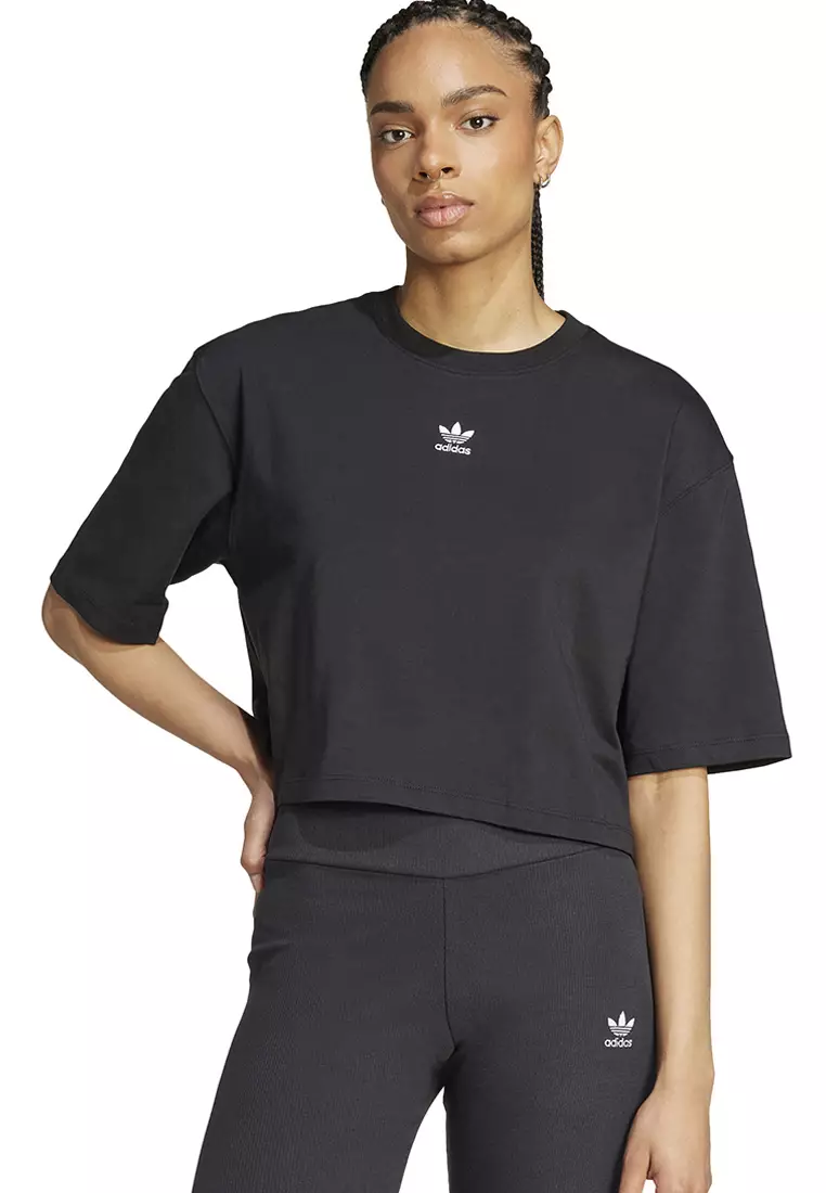Adidas graphic cropped tee hotsell