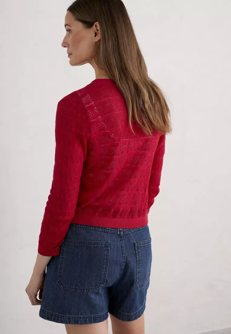 Buy Seasalt Cornwall Seasalt Cornwall Red Sweet Day Cardigan Online ...
