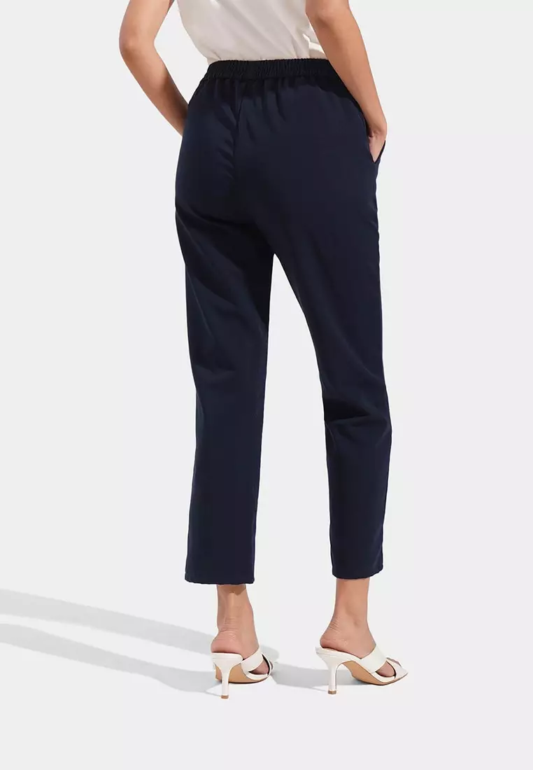 Pull Up Tapered Trousers