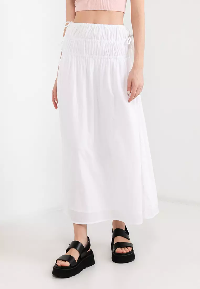 Buy Cotton On Lucy Shirred Maxi Skirt 2025 Online ZALORA Philippines