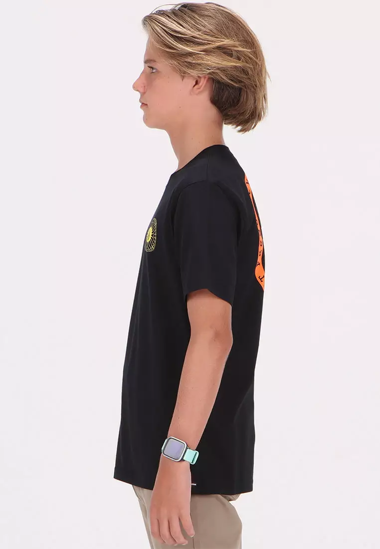 YRG FREQUENCY SHORT SLEEVE TEE BLACK