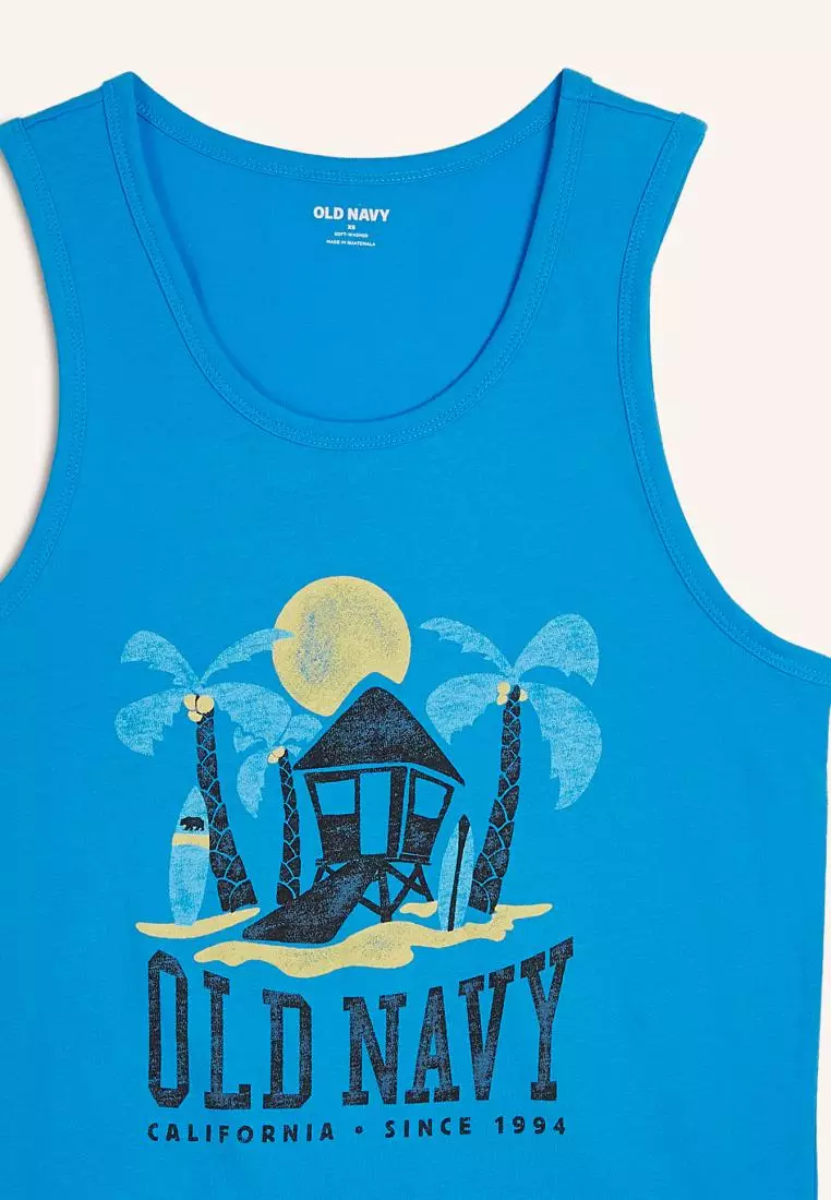 Buy Old Navy Soft-Washed Logo-Graphic Tank Top for Men 2024 Online