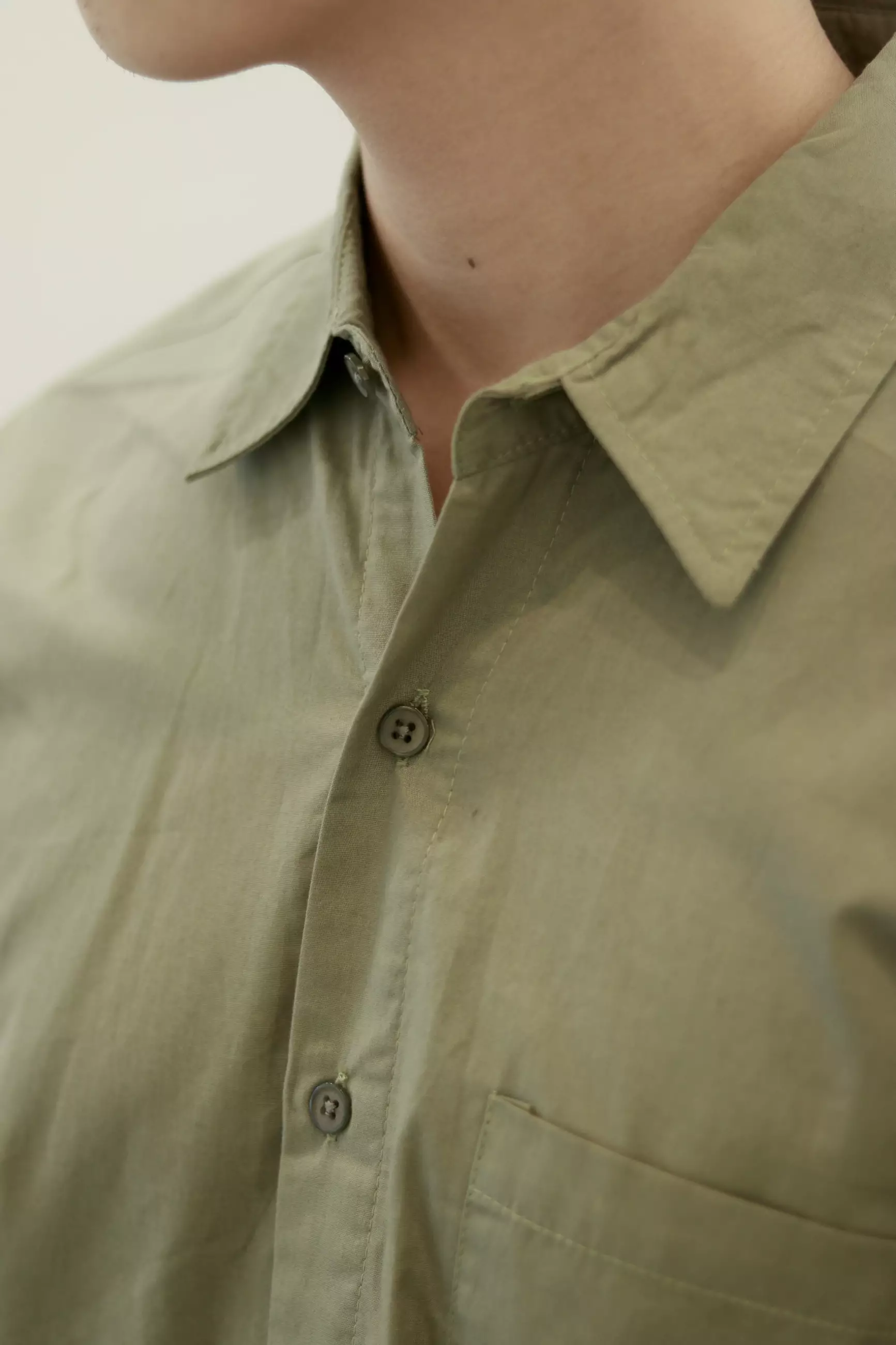 Kale Manley Green/ Kemeja Lengan Panjang