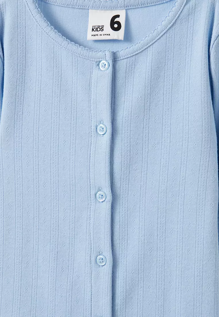 Emma Button Through Long Sleeves Cardigan