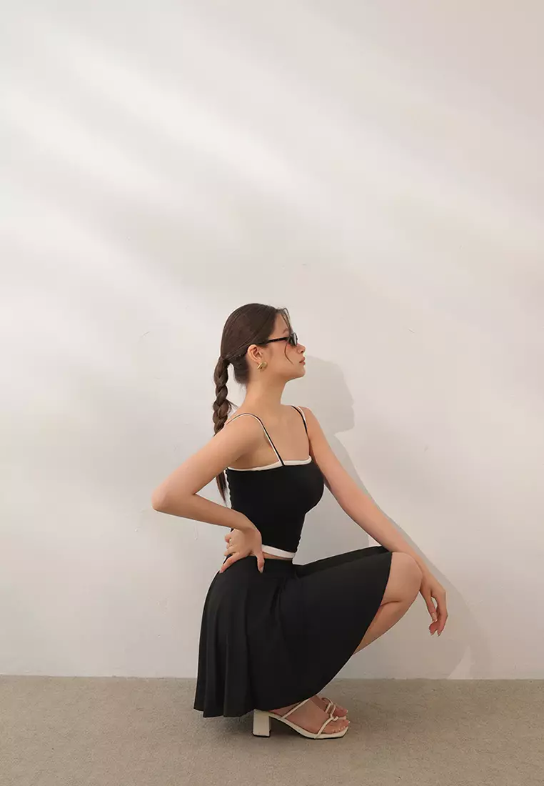 Bow Detail Padded Cami Top