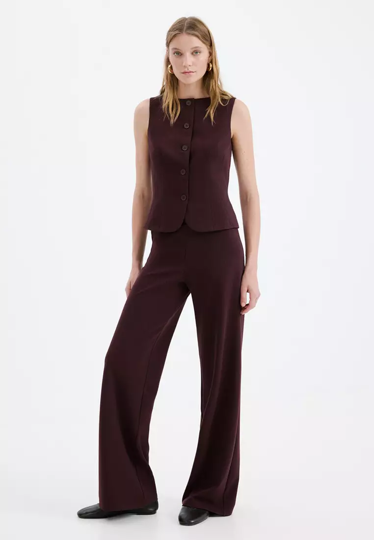Suit Waistcoat With Buttons