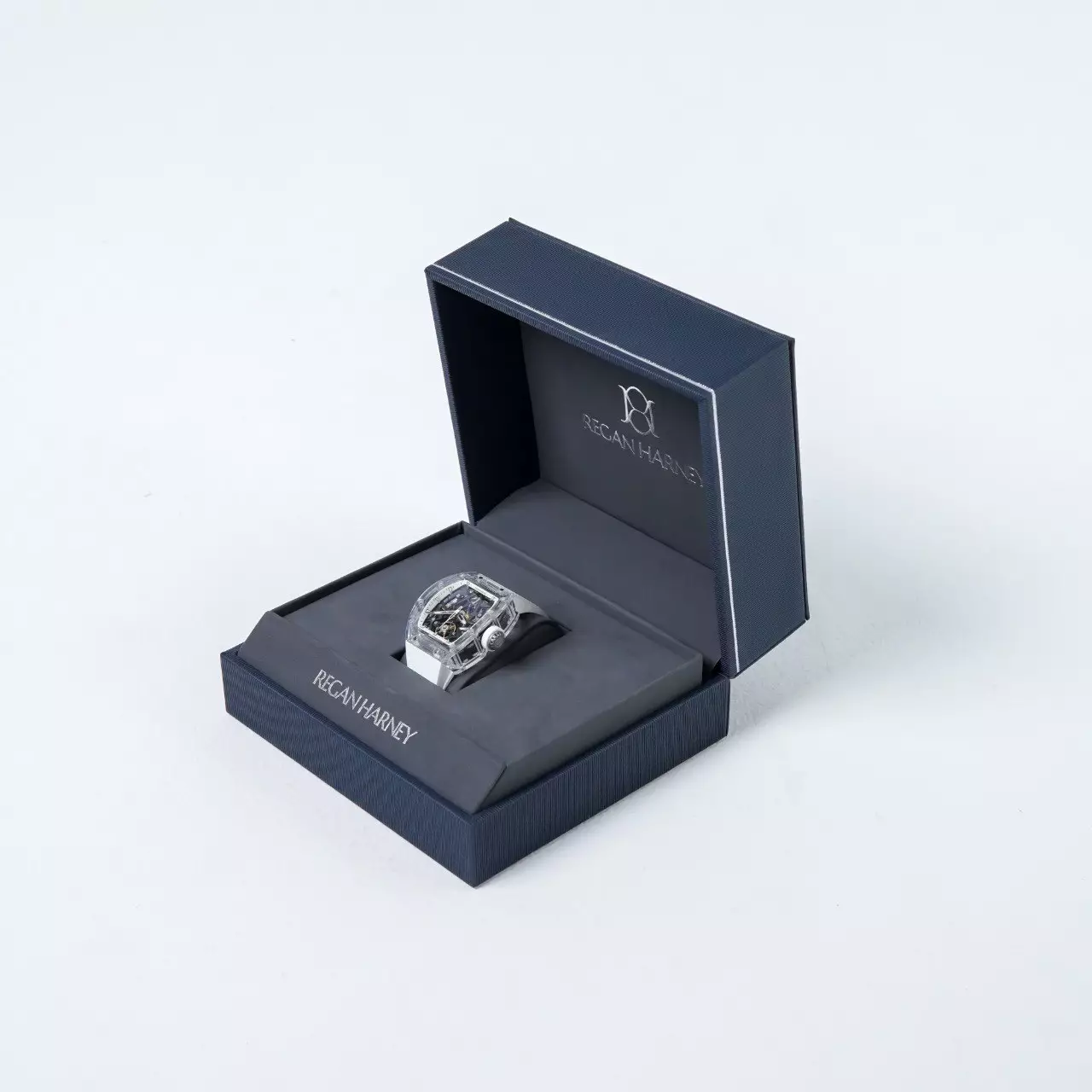 Jam Tangan REGAN HARNEY RH 66-11 LOUVRE CRYSTAL WATCH 100% ORIGINAL - OS