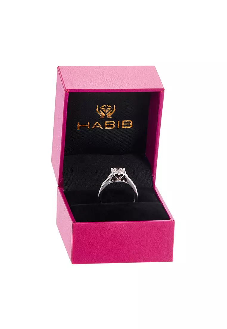 HABIB Diamond Ring in 375/9K White Gold 24616
