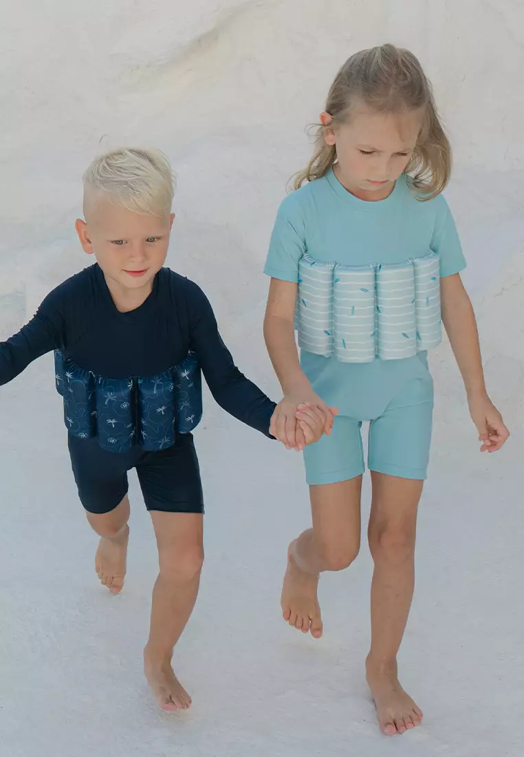 Bleu Marine Diving Long Sleeves Floatsuit - Dark Saphire