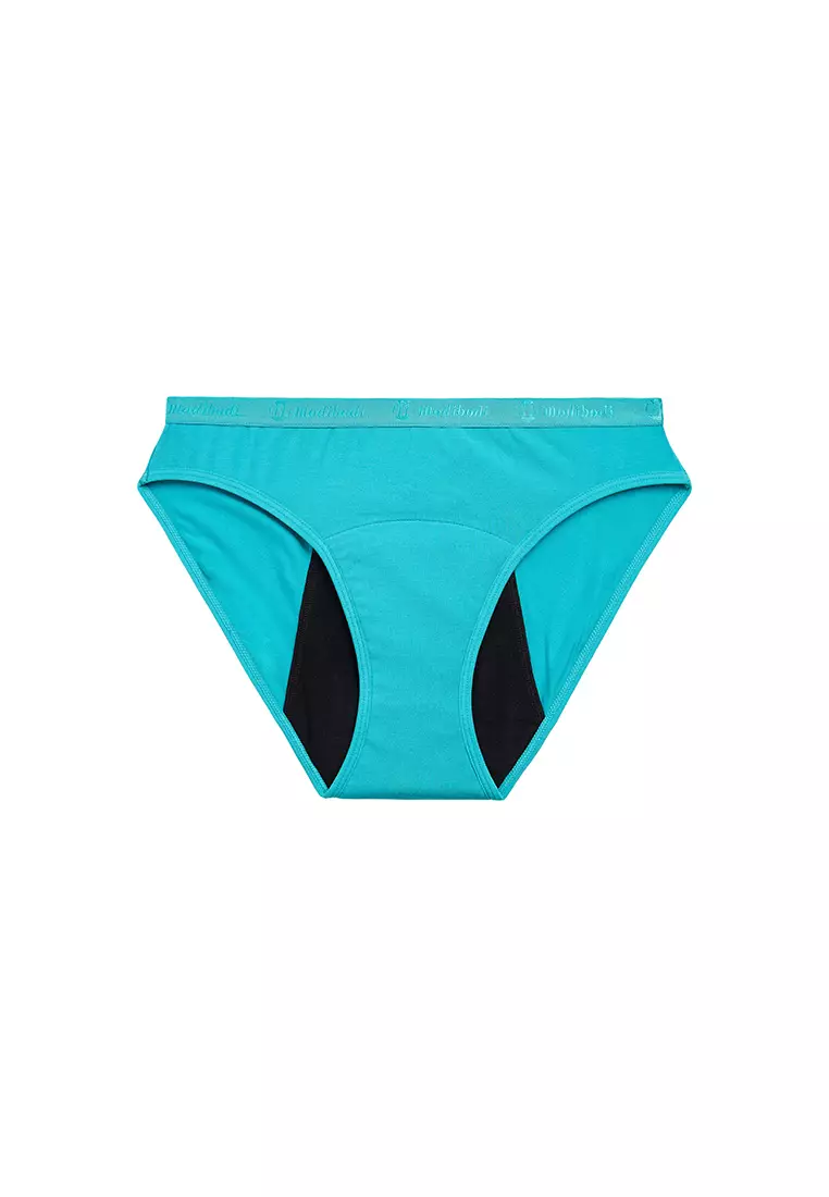 Period Underwear Vegan Bikini Heavy-overnight Turquoise 08/xs