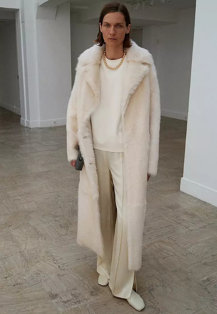 Satin Trousers With Side Openings