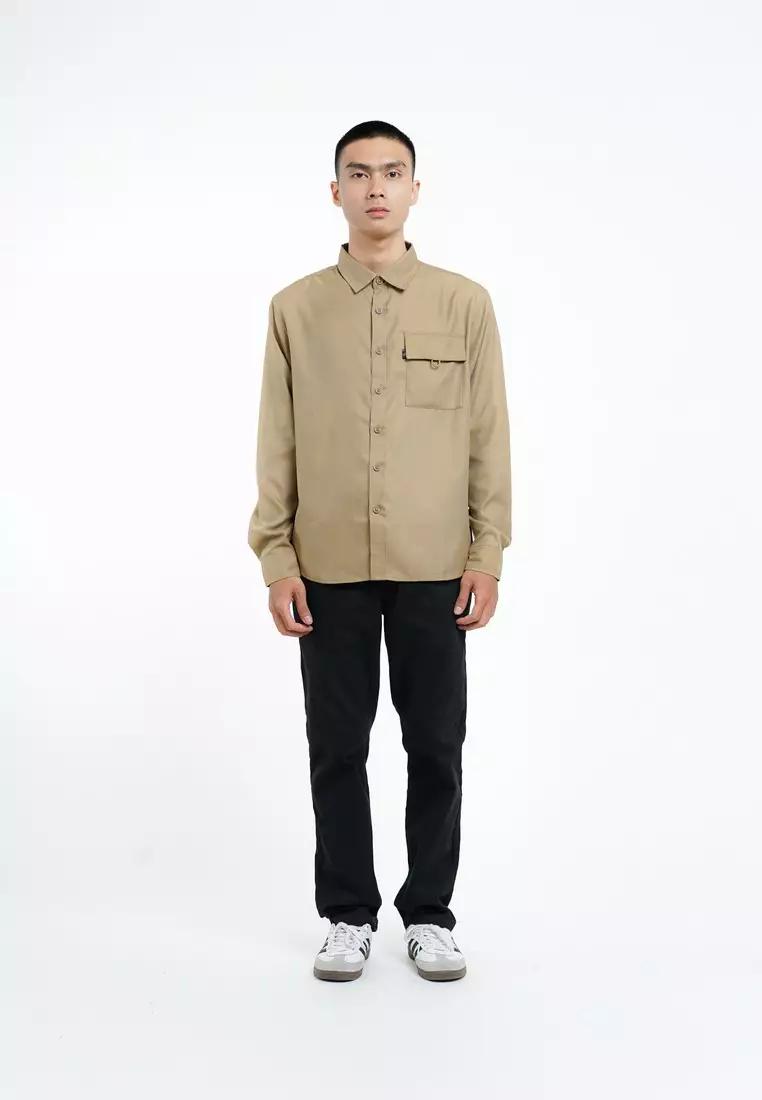 Greenlight Voyager Men's Basic Shirt Long Sleeve Regular Fit Kemlup HP-C031225