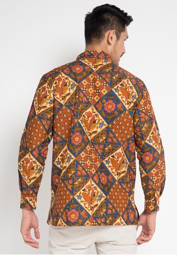Jual Danar Hadi Kemeja Panjang Batik Print Motif Tambal 