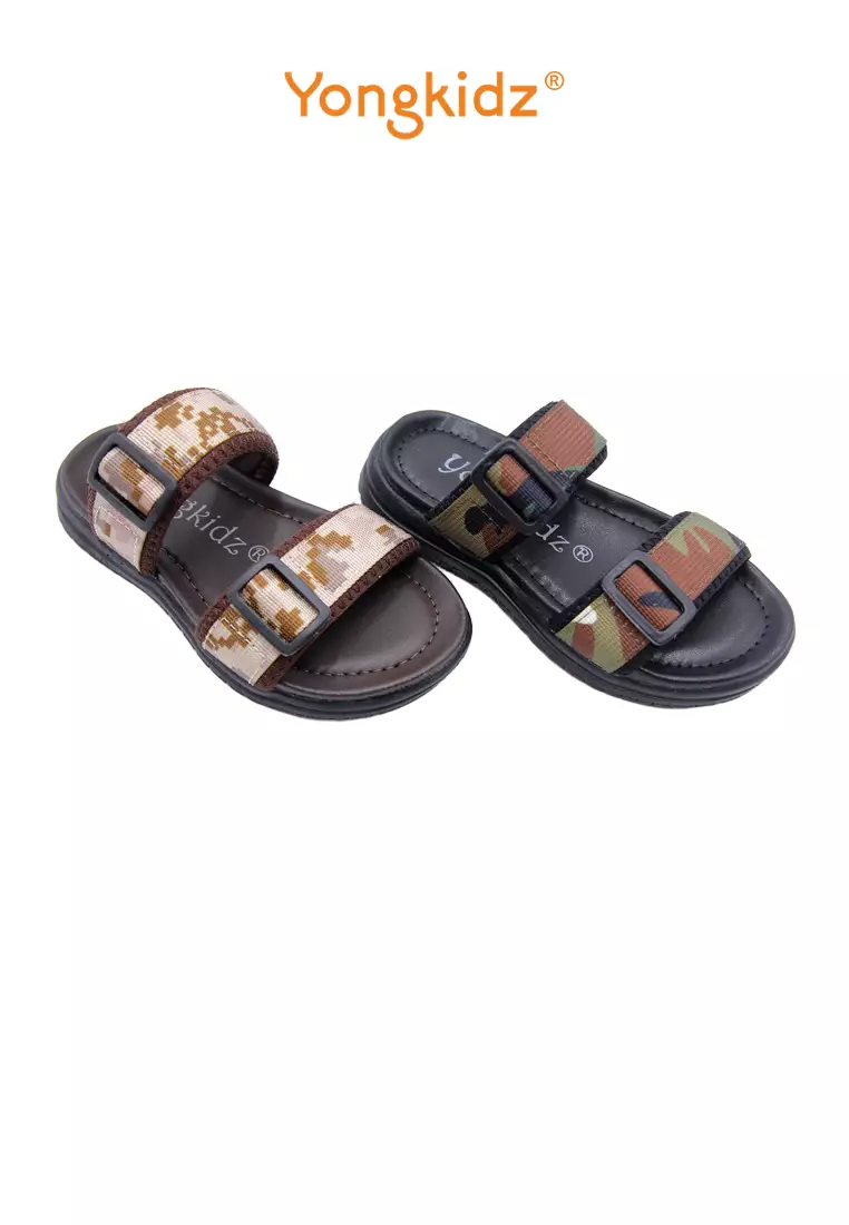 YONGKIDZ MAXIMUS SANDAL ANAK LAKI LAKI OL-DD44104-BE COKLAT