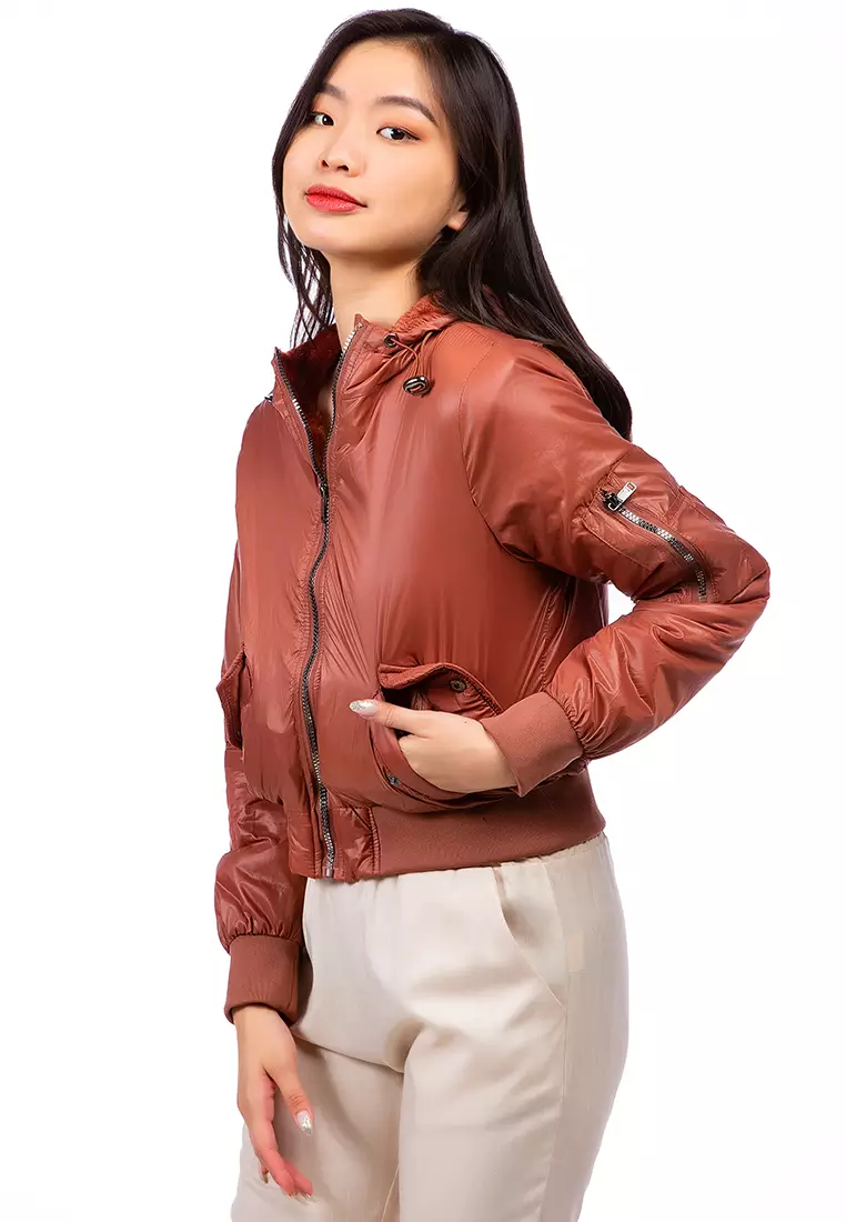 Red bomber jackets hotsell
