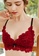LYCKA red LMM4009-Lady Sexy Lace Lingerie Sleepwear Two Pieces Set-Red 0E02EUSAB0069DGS_2