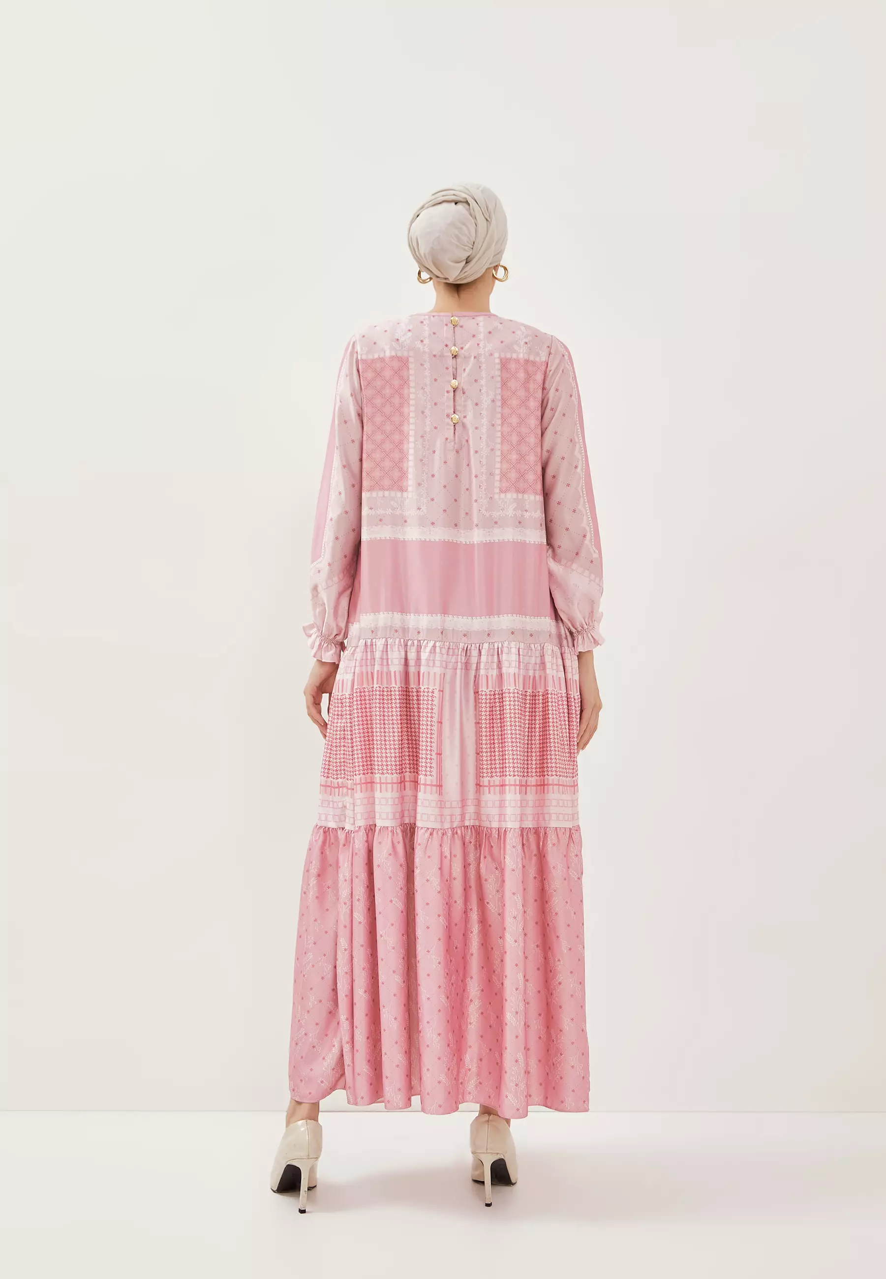 Kamilaa by Itang Yunasz Dress Minatory Pink