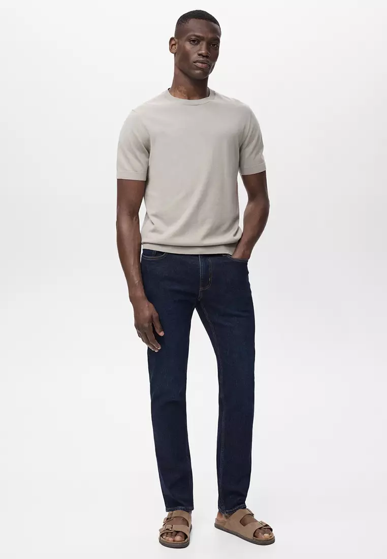 Jan Slim-Fit Dark-Wash Jeans