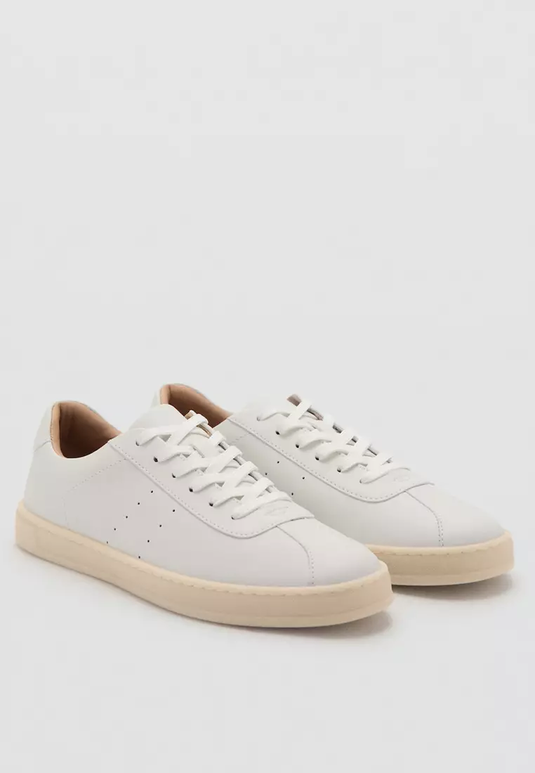 Leather Panel Sneakers