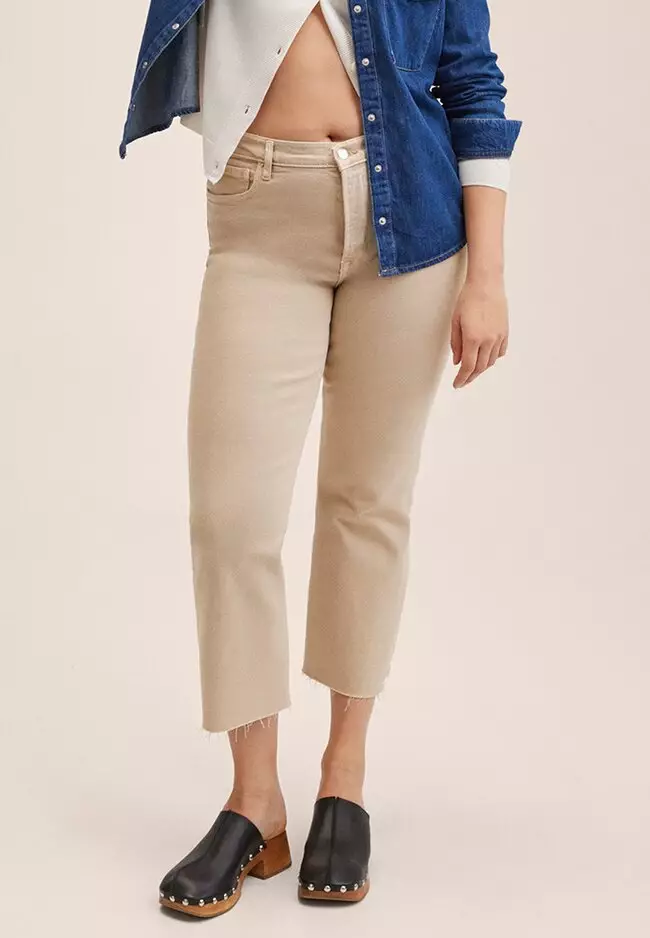 High-Waist Bootcut Jeans
