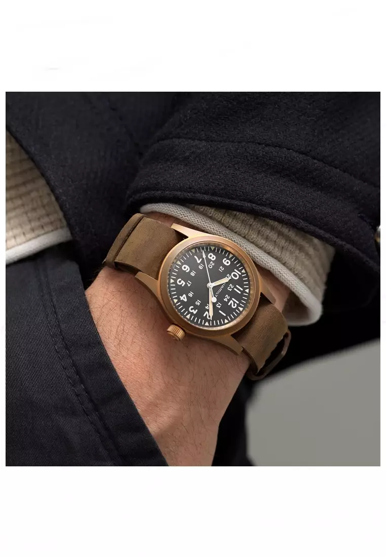 KHAKI FIELD BRONZE AUTOMATIC MEN WATCH (HMT-H69459530)