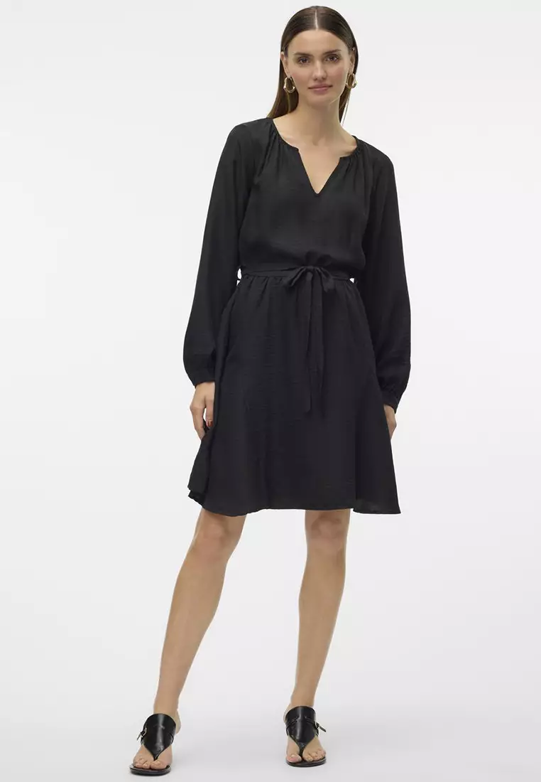 Meloney Long Sleeve Volume Dress