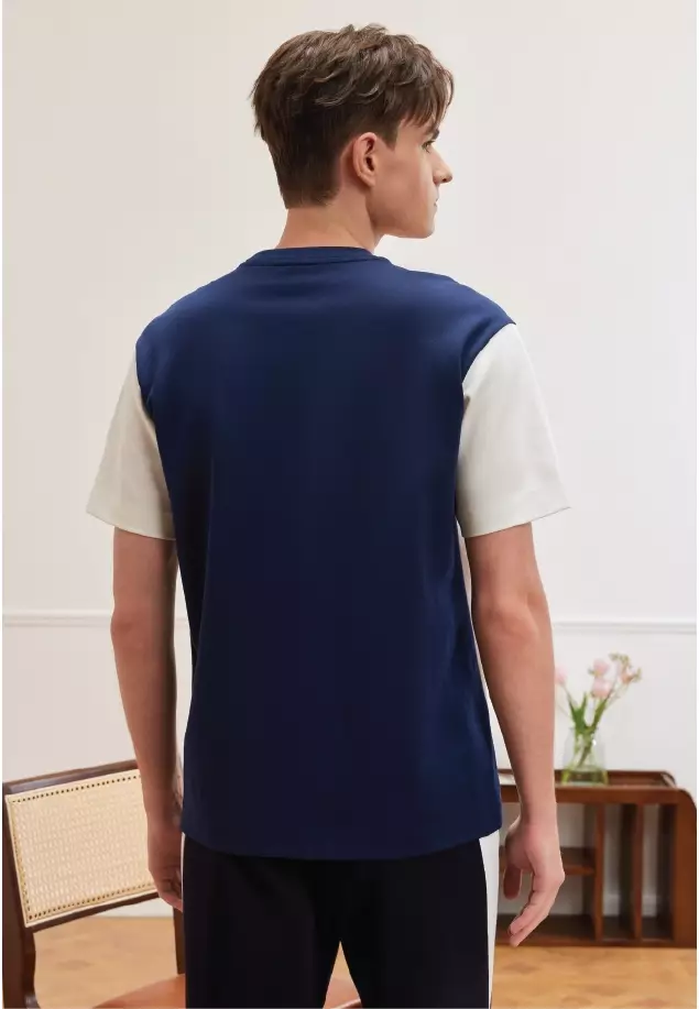 MEN'S K-SWISS LOGO COLOR-BLOCK T-SHIRT