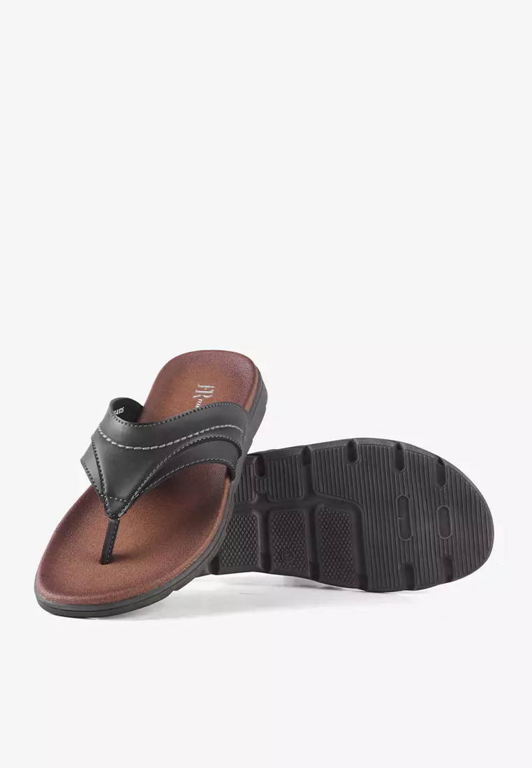 Sandal Jepit Pria Flip Flop Kulit Anti Slip M.Franz 01