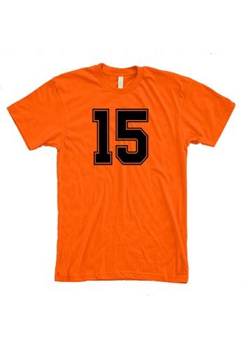 MRL Prints orange Number Shirt 15 T-Shirt Customized Jersey 51939AA7CD428DGS_1