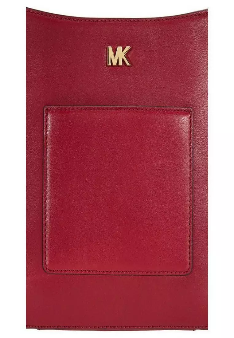 Michael kors shop gloria leather messenger