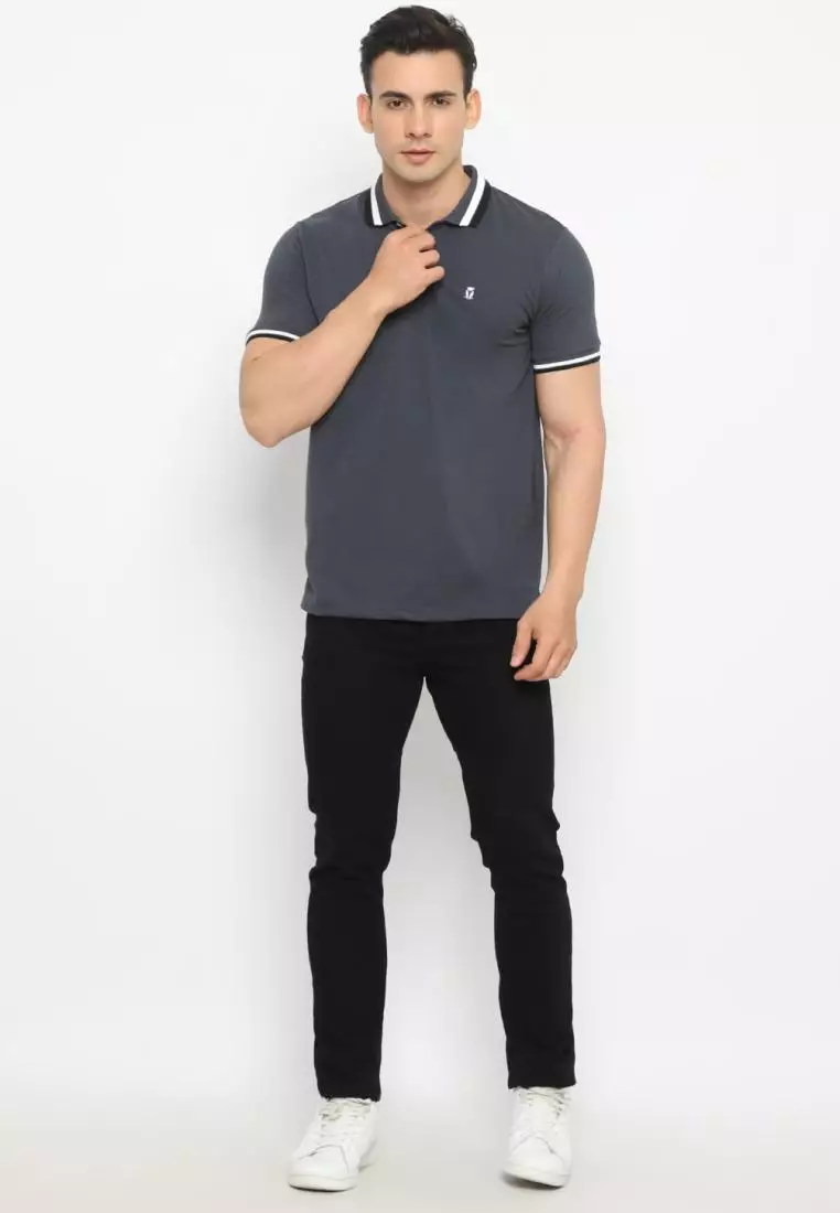 MATSUDA Kaos Polo Shirt Pria Kerah Moriyama