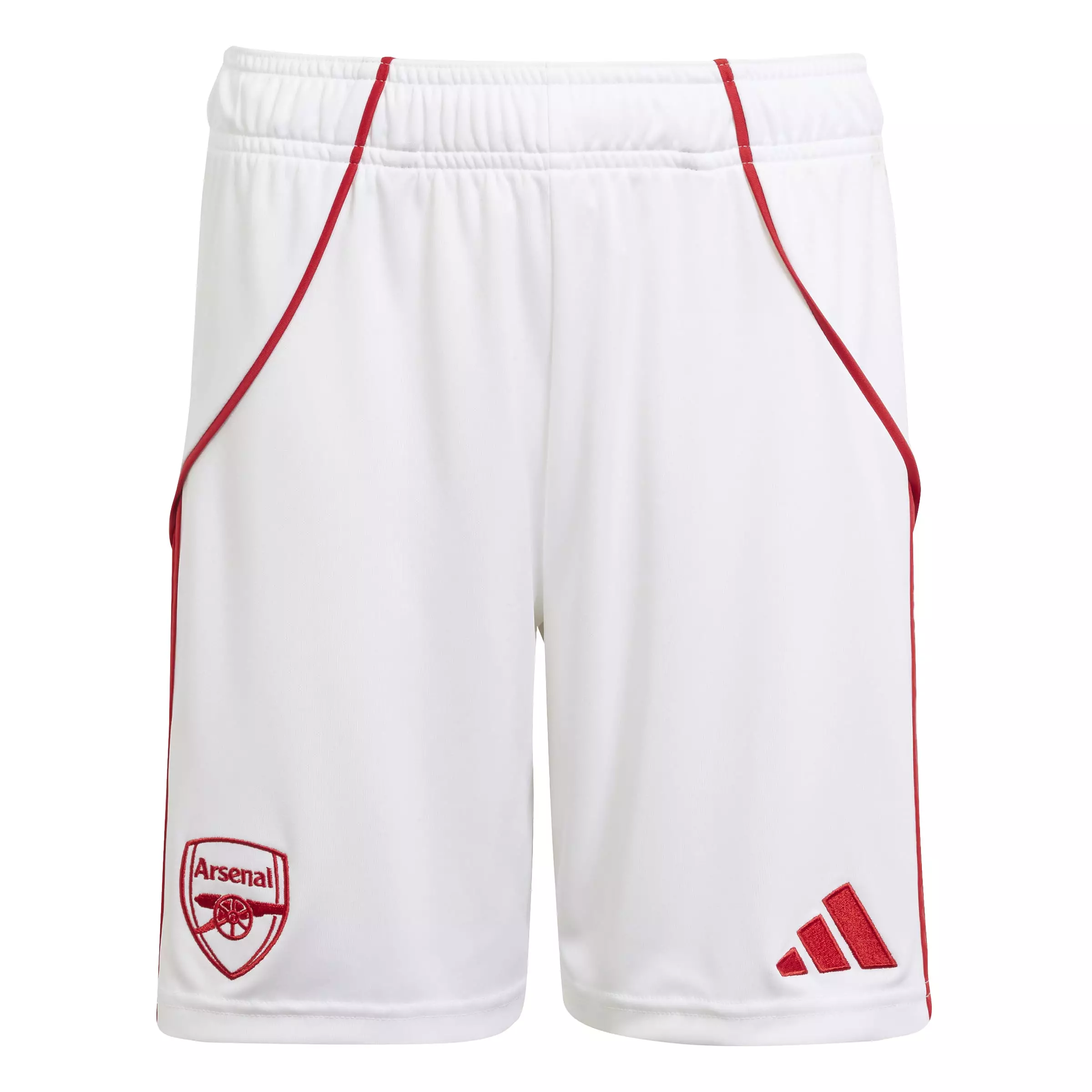 ADIDAS Arsenal 25/26 Home Shorts Kids JI9528 - Celana Anak (Putih)