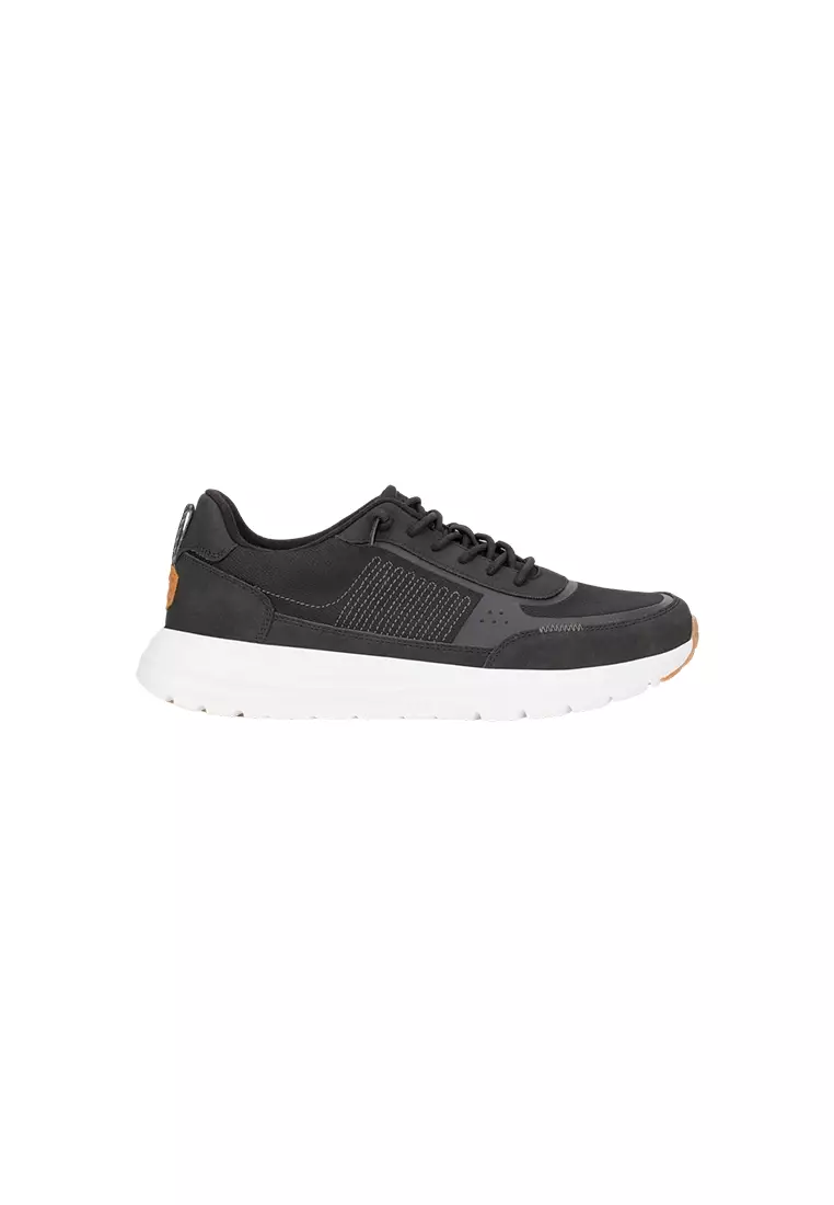 Discount on HeyDude  shoes - SKU: HeyDude Men's Sirocco Alta Essentials in Black/White