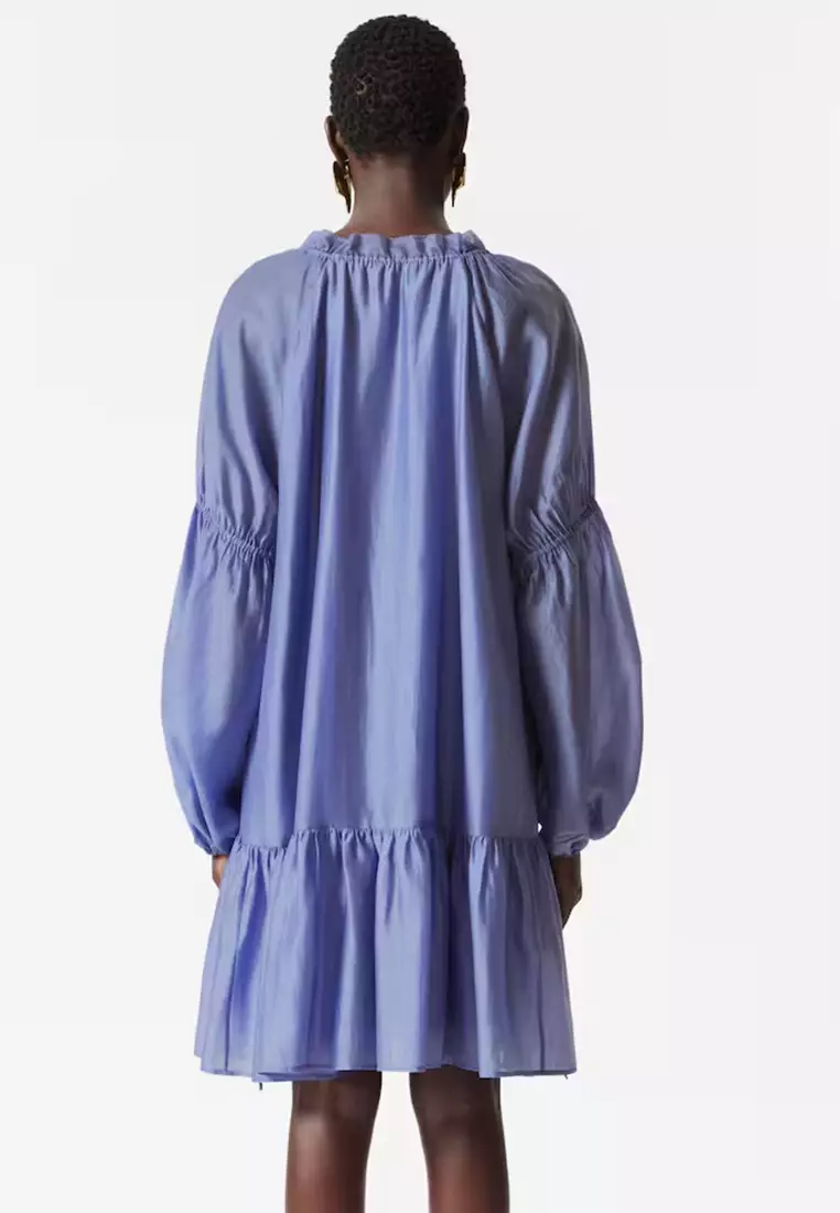 Flounced Mini Dress