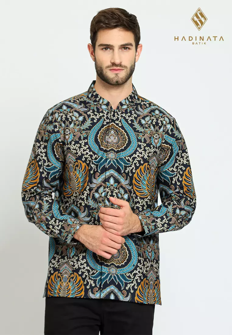 Hadinata Batik Kemeja Koko Panjang Furing Manoj