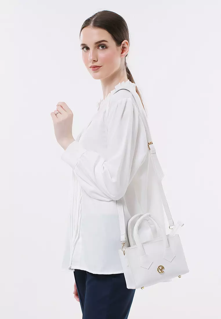 Berly Women's Small Bag Design Casual Pemium Quality - White