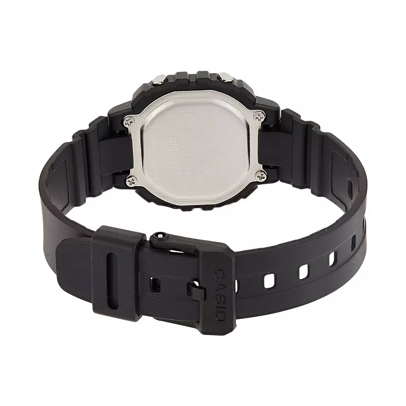 Jam Tangan Wanita Digital Casio Standard LA-20WH-9ADF LA20 LA-20W Black Resin Band